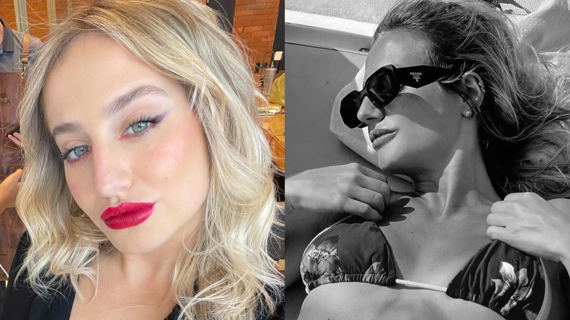 Bruna Griphao empina o bumbum de biquíni e ostenta barriga trincada: ”Que corpo”