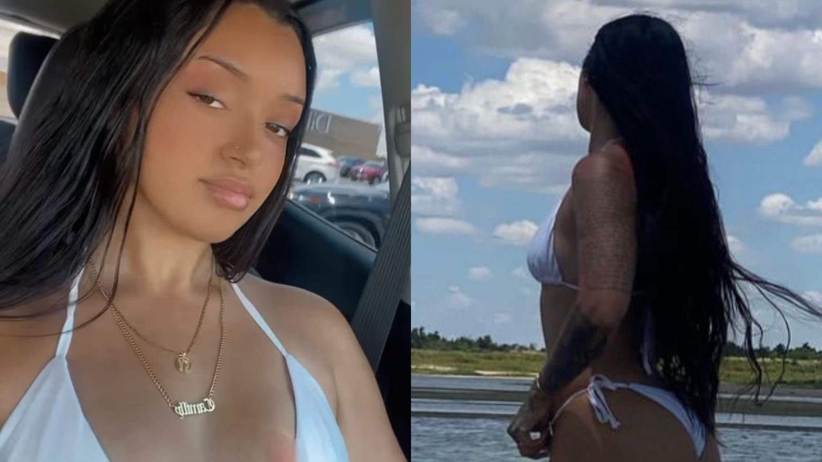 Filha de Xanddy e Carla Perez ostenta curvas ao posar com biquíni branco