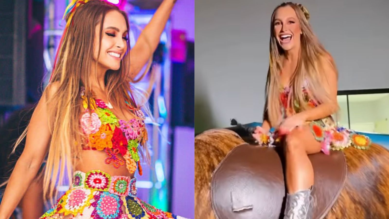 Carla Diaz celebra fim do ‘Dança’ com festão junino: “Chave de ouro”