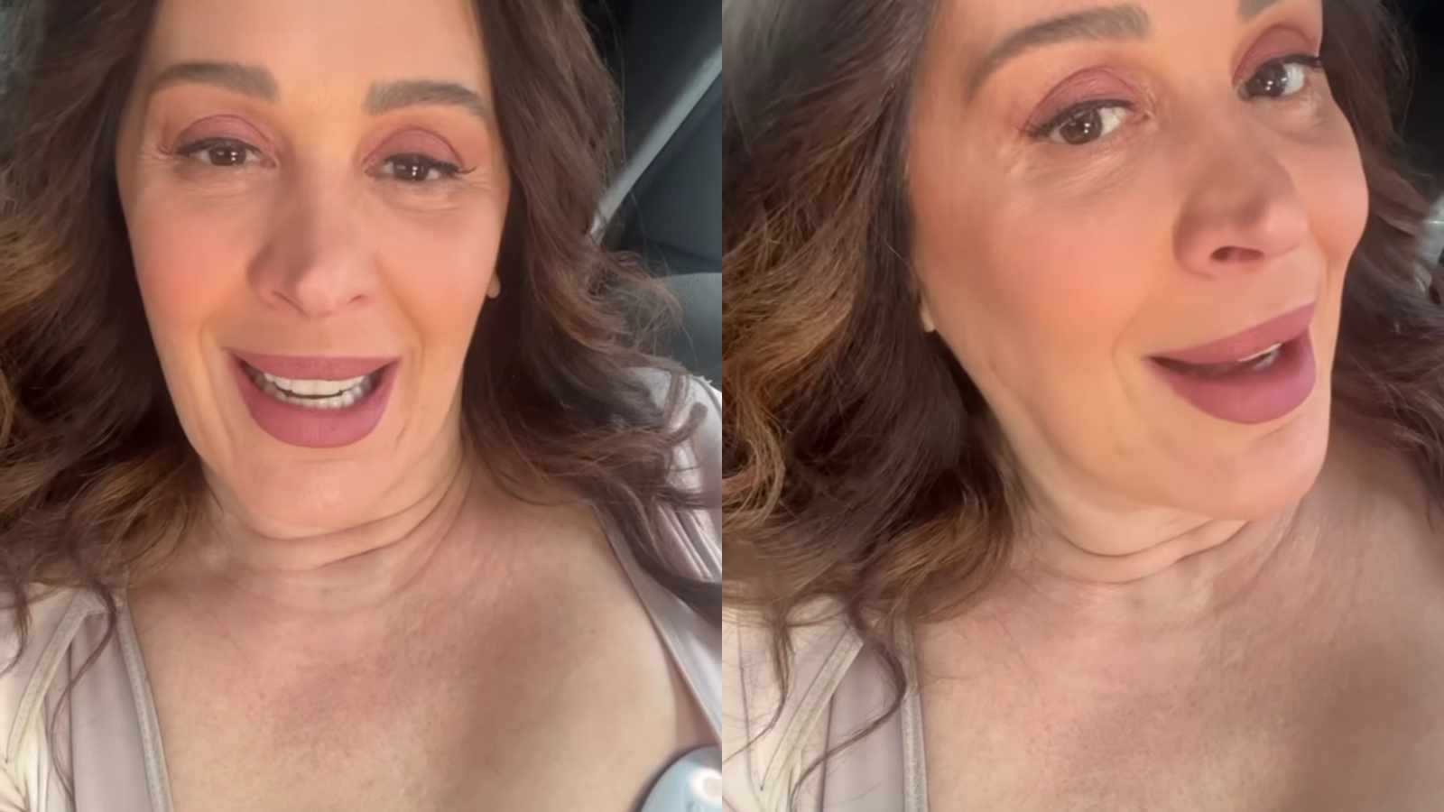 Claudia Raia revela como faz para tirar leite no trabalho: ‘To levando’