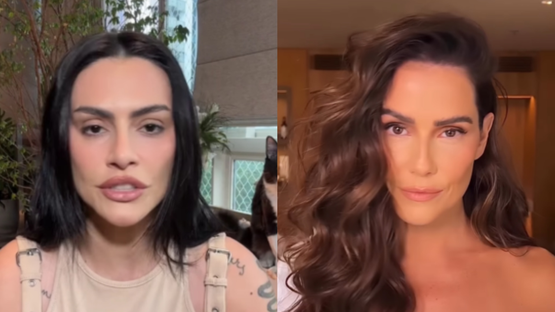 Irritada, Cleo faz desabafo ao ser comparada com Deborah Secco: ”Cansativo”
