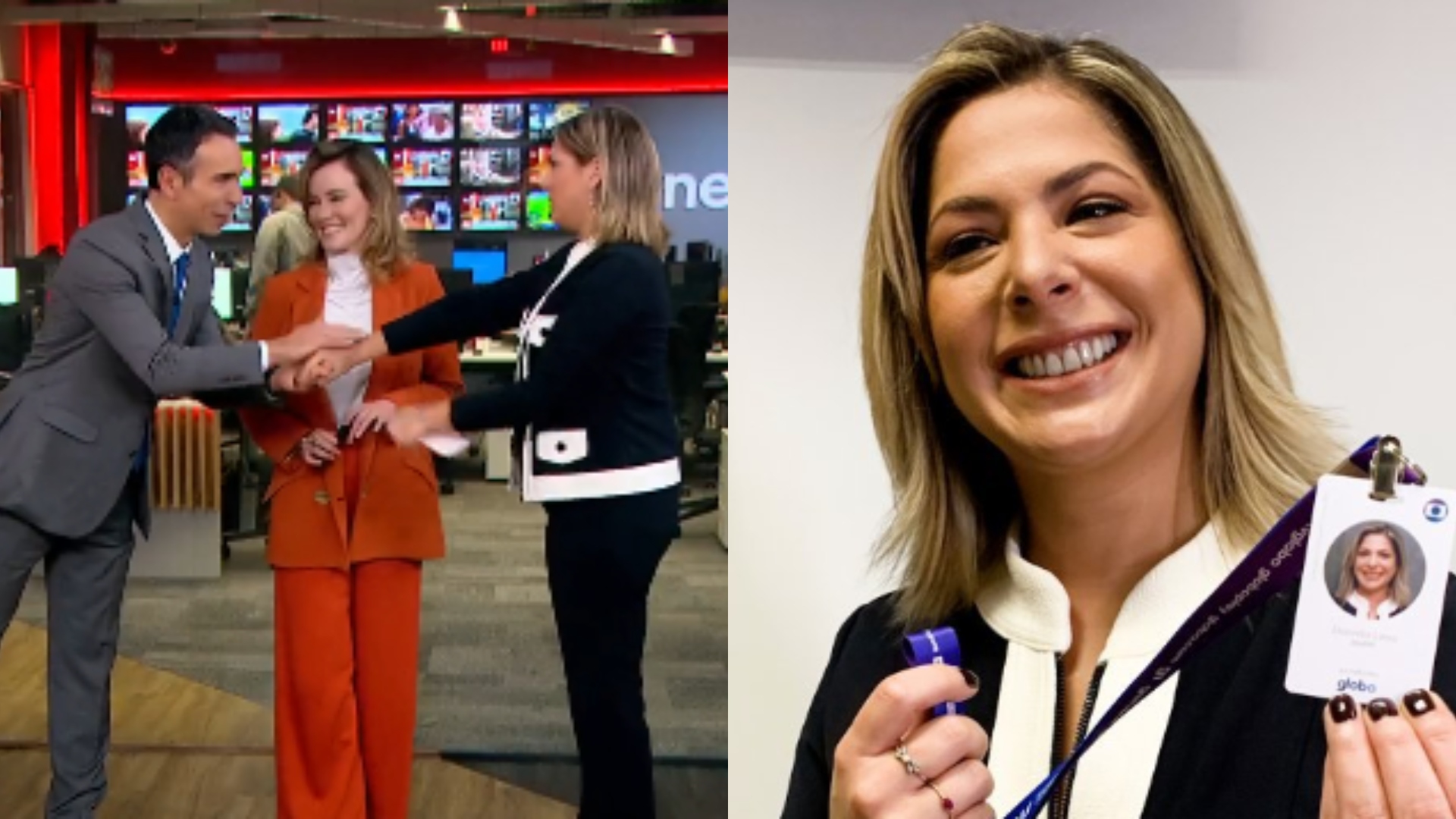 Daniela Lima aparece ao vivo na Globo após demissão da CNN