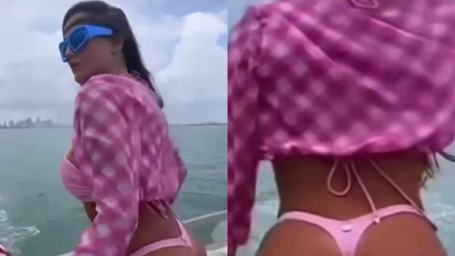 Deborah Secco é criticada após vídeo em lancha; entenda a polêmica
