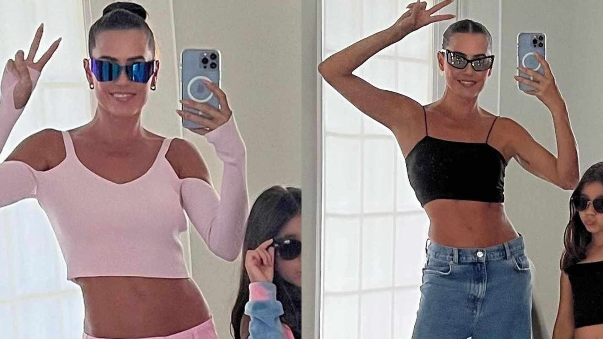 Deborah Secco chama a atenção ao combinar looks com a filha: ‘Lindas’
