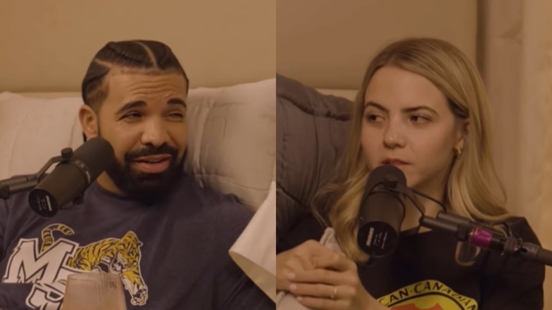 Entrevistadora debocha de Drake e deixa rapper sem graça: ‘Ruim fazendo rap’