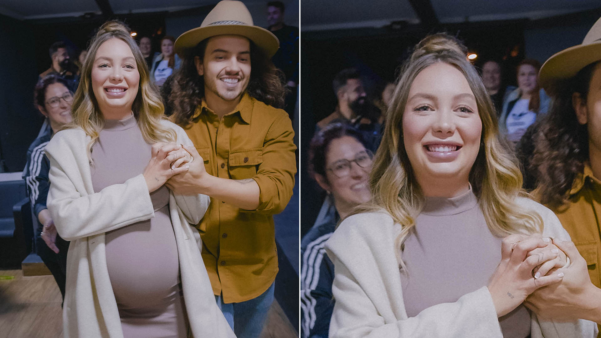 ‘A bolsa estourou’! Cantora do duo Mar Aberto entra em trabalho de parto nos bastidores de show