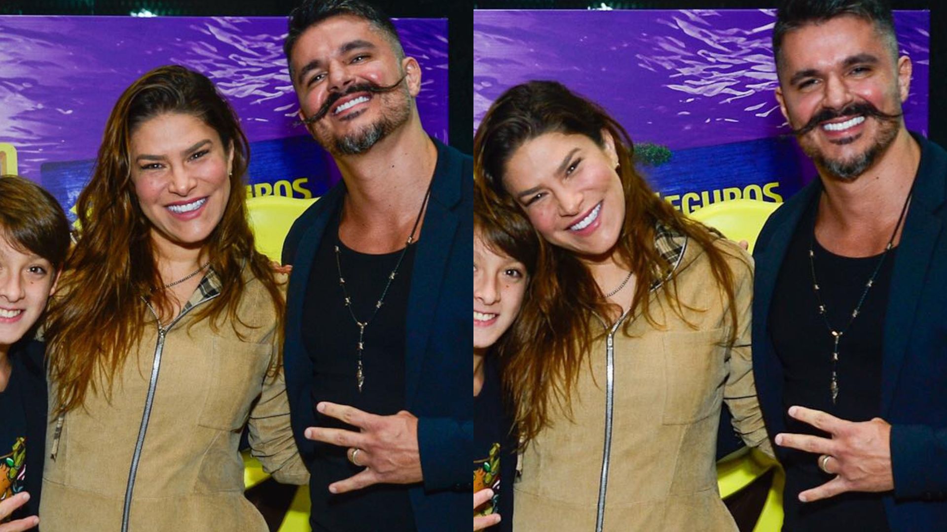 Ele cresceu! Filho de Priscila Fantin faz rara aparição com a mãe no teatro