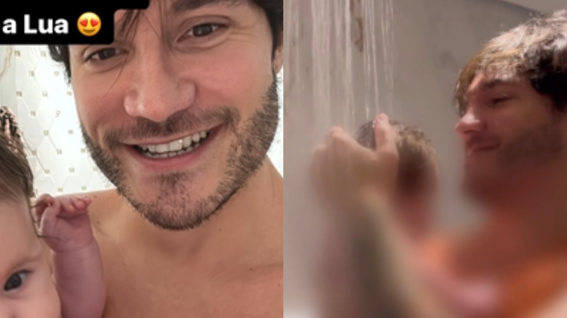 Eliezer mostra momento com a filha Lua e expõe pedido de Viih Tube: ”Mais segura”