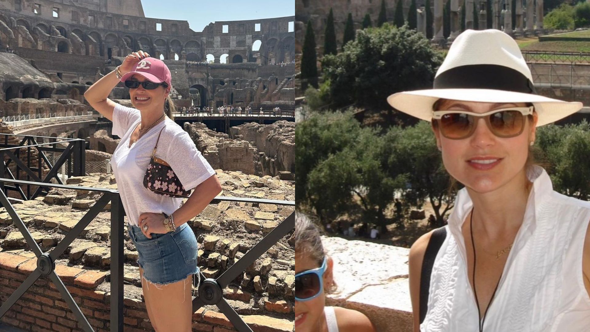 Em Roma, Flávia Alessandra compartilha foto antiga com primogênita