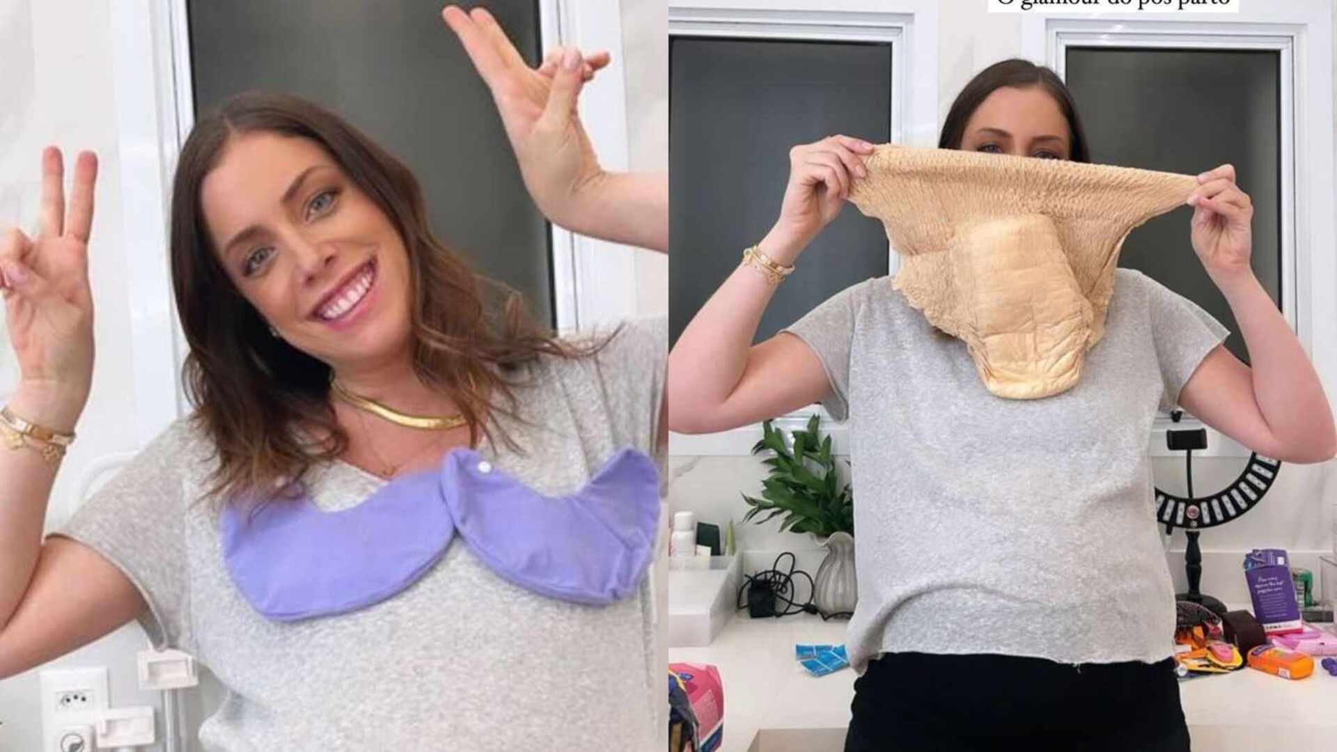 Vai nascer? Fabiana Justus mostra itens inusitados de sua mala para maternidade