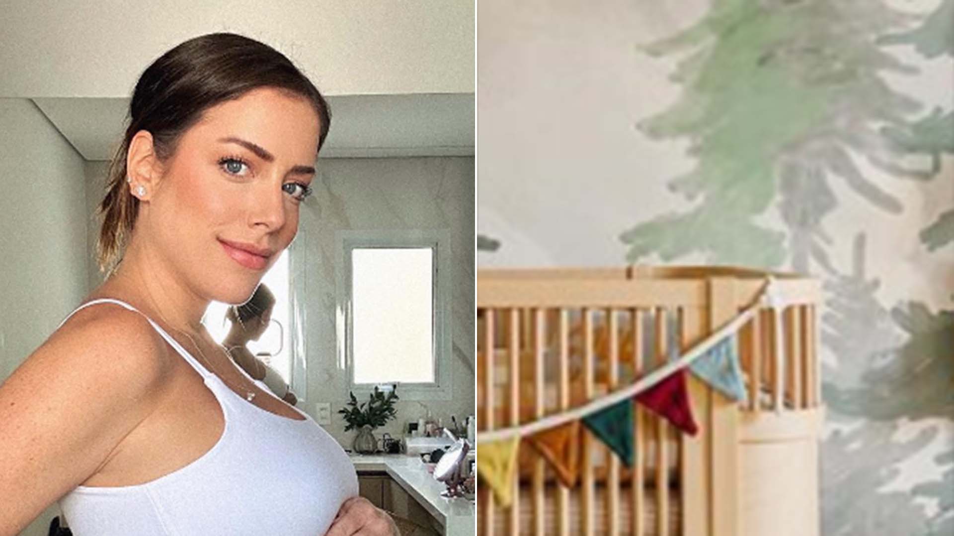Grávida, Fabiana Justus revela decoração luxuosa do quarto do filho caçula