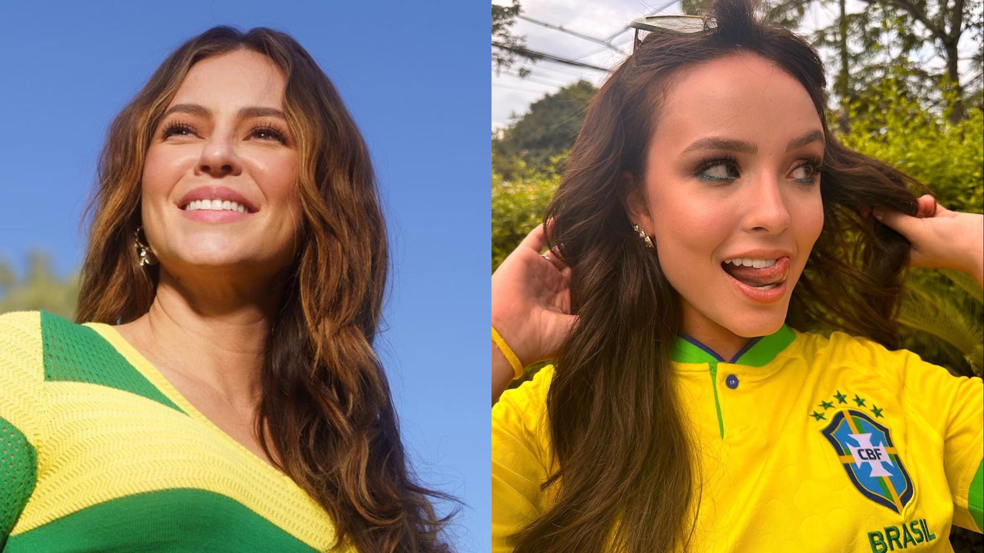 Paolla Oliveira, Larissa Manoela e mais famosos apoiam a Seleção feminina na Copa