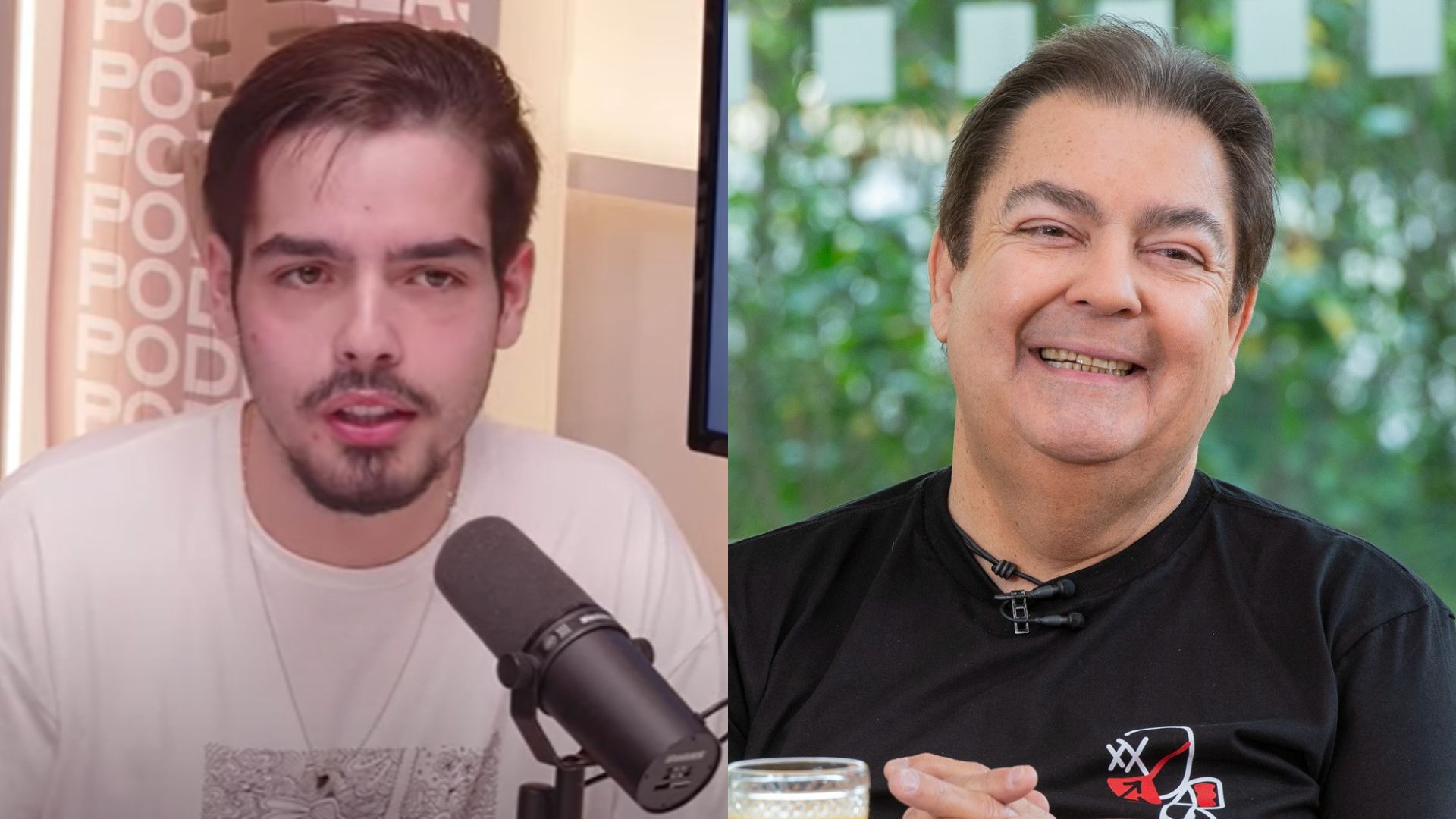 Filho de Faustão revela regras do pai nas gravações de “Faustão na Band”