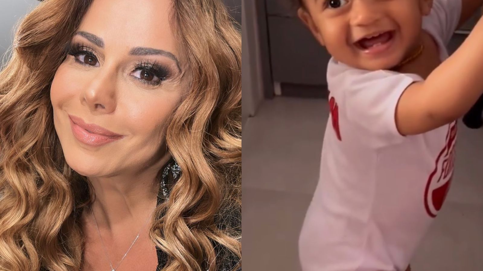 Filho de Viviane Araujo explode o fofurômetro ao ensaiar os primeiros passos
