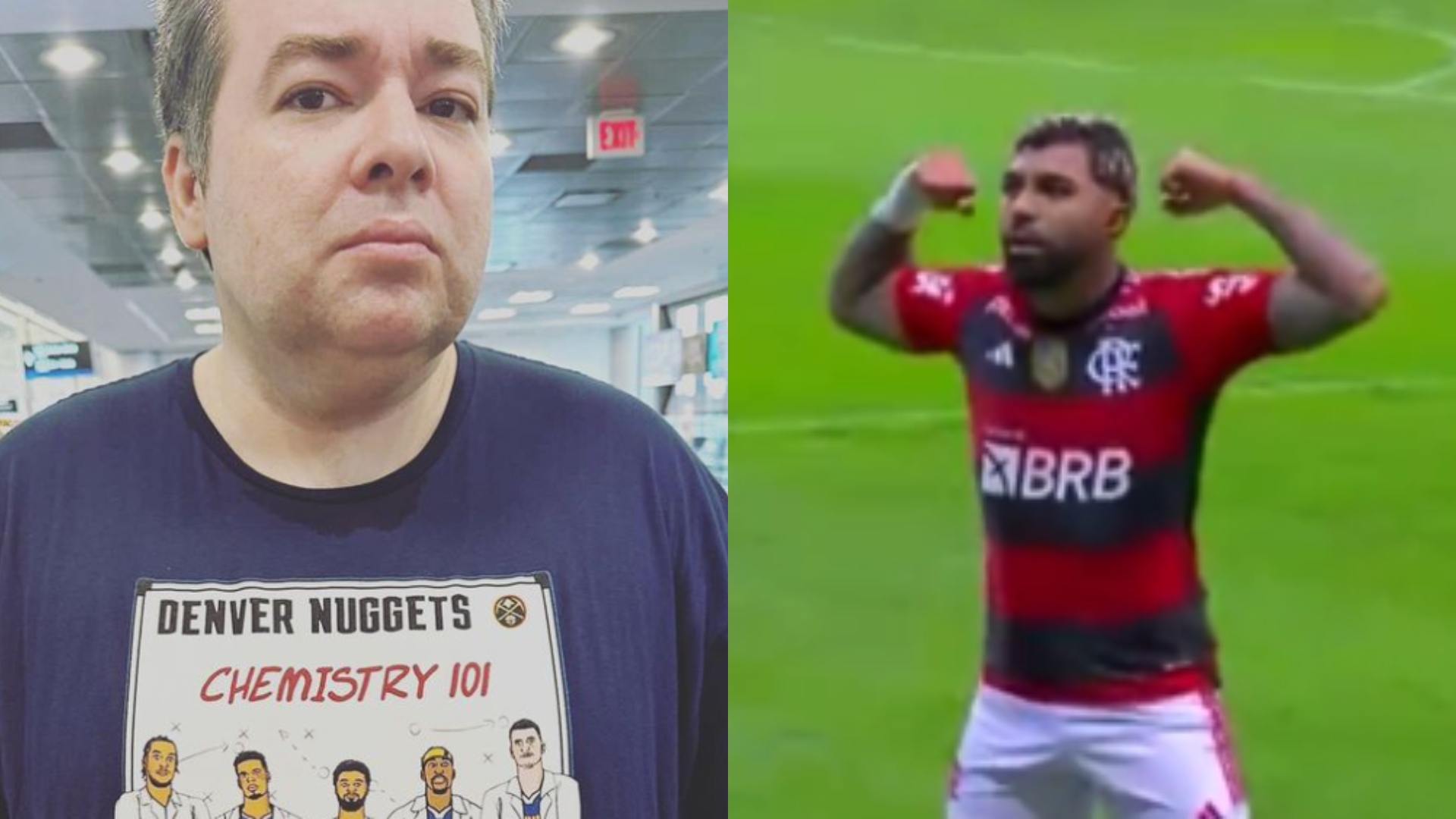 Narrador faz elogio inusitado para Gabigol durante jogo e web vai à loucura