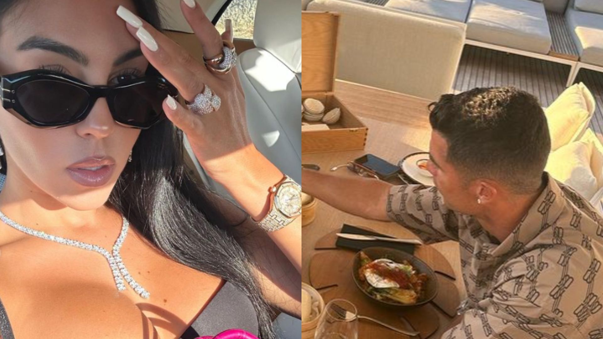 Georgina Rodríguez abre álbum de viagem luxuosa com Cristiano Ronaldo