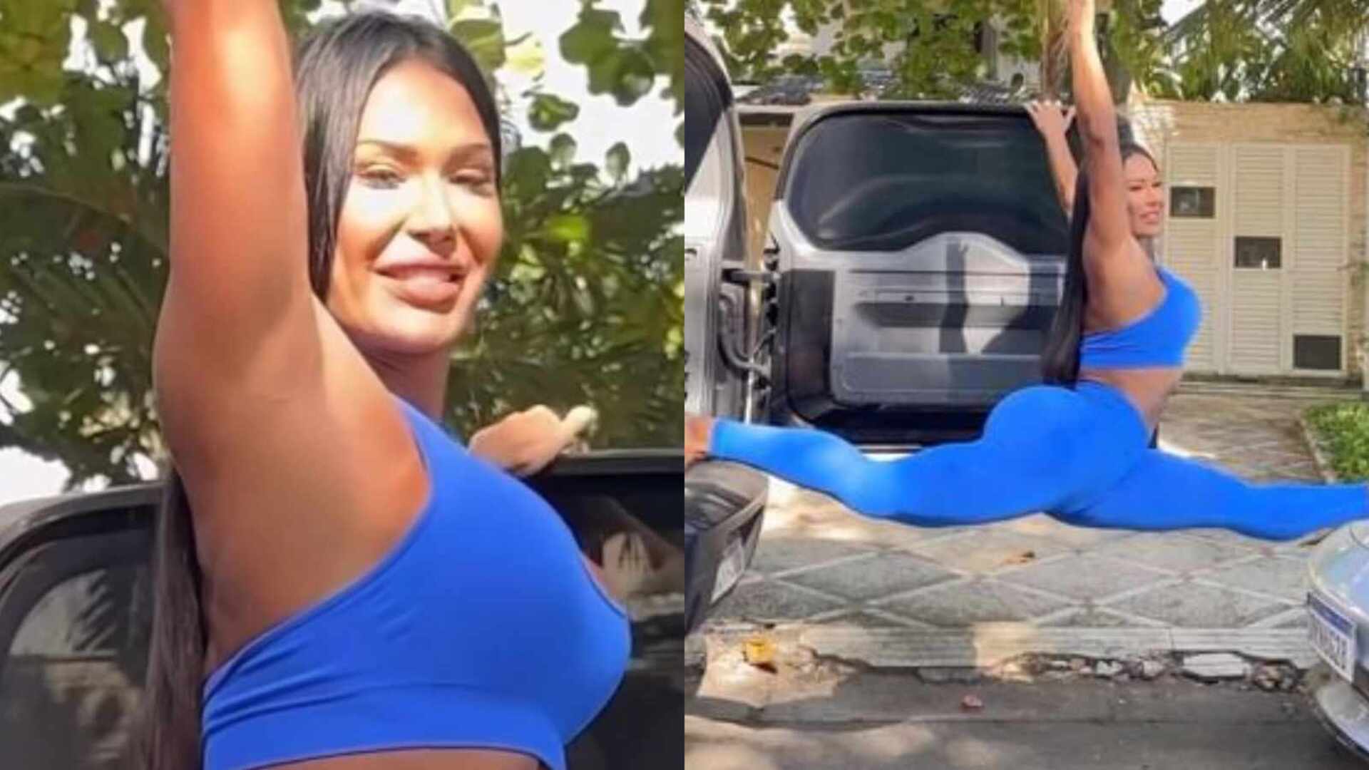 Gracyanne Barbosa choca ao abrir pernas no limite em carros: ‘Todos os lugares’