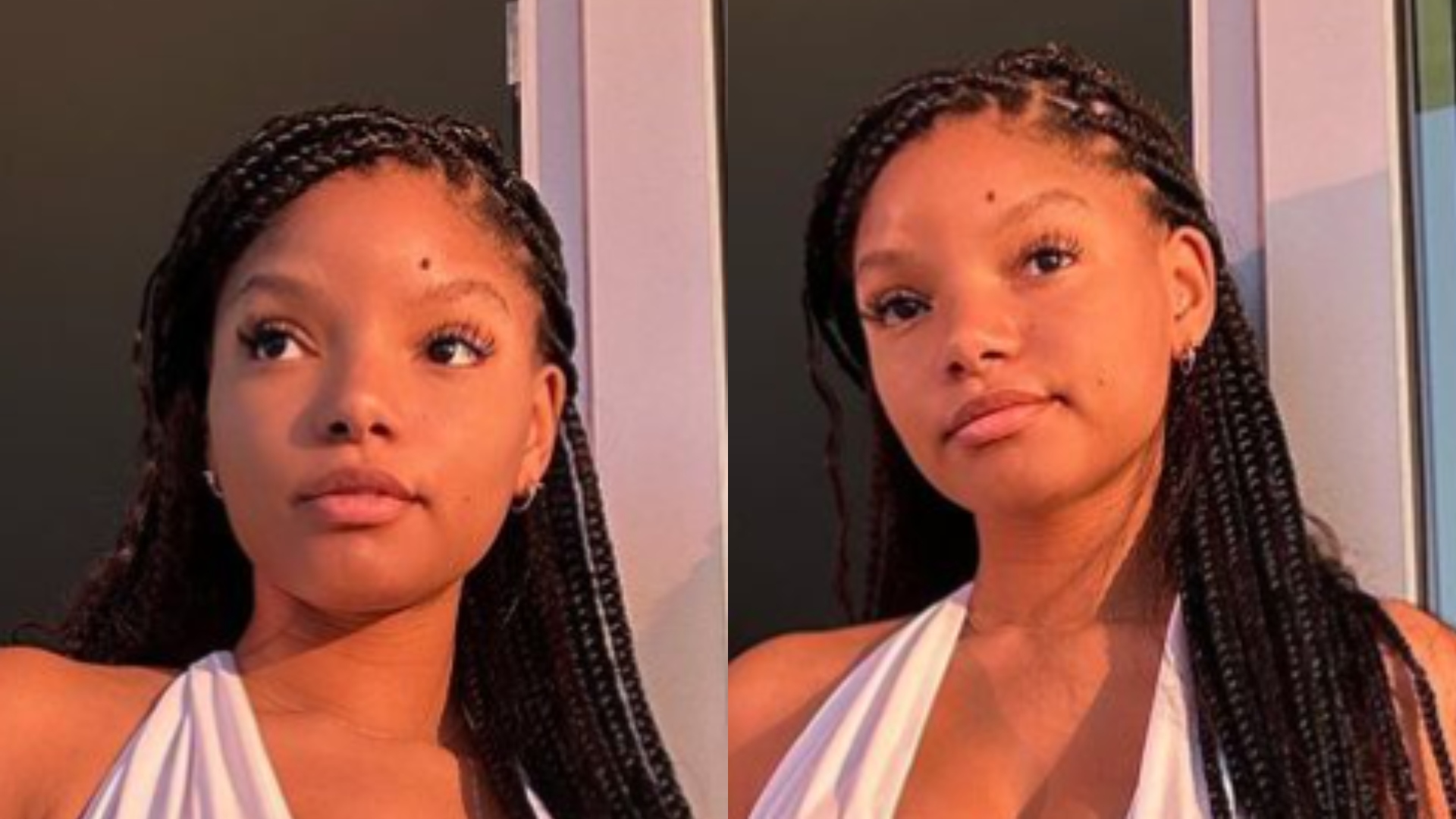 Halle Bailey posa de biquíni e fãs brincam: ‘Pequena Sereia da vida real’