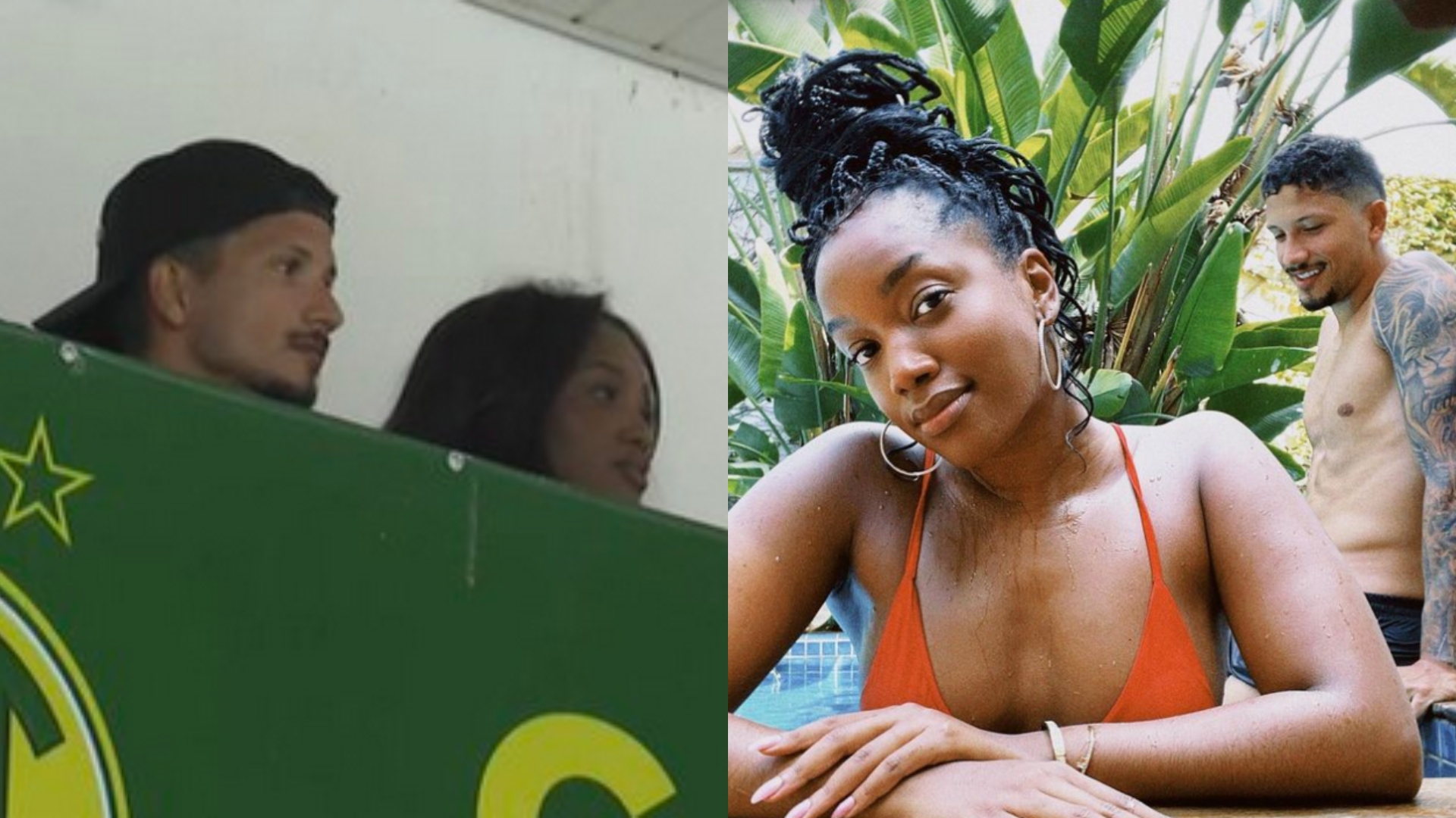 Iza aproveita jogo do Mirassol pela Série B ao lado do namorado, Yuri Lima