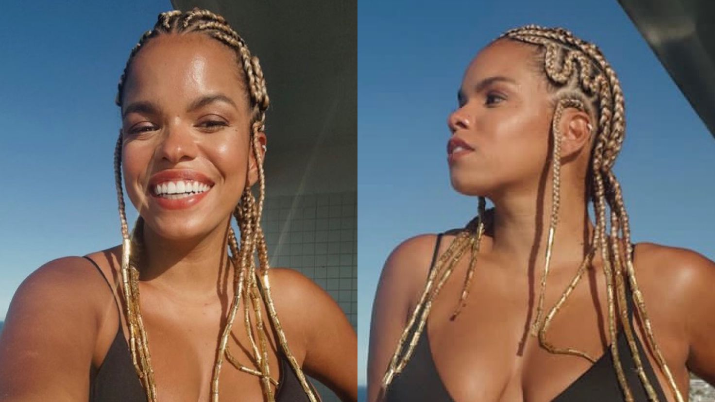 Grávida pela primeira vez e sorridente, Jeniffer Nascimento exibe barriguinha