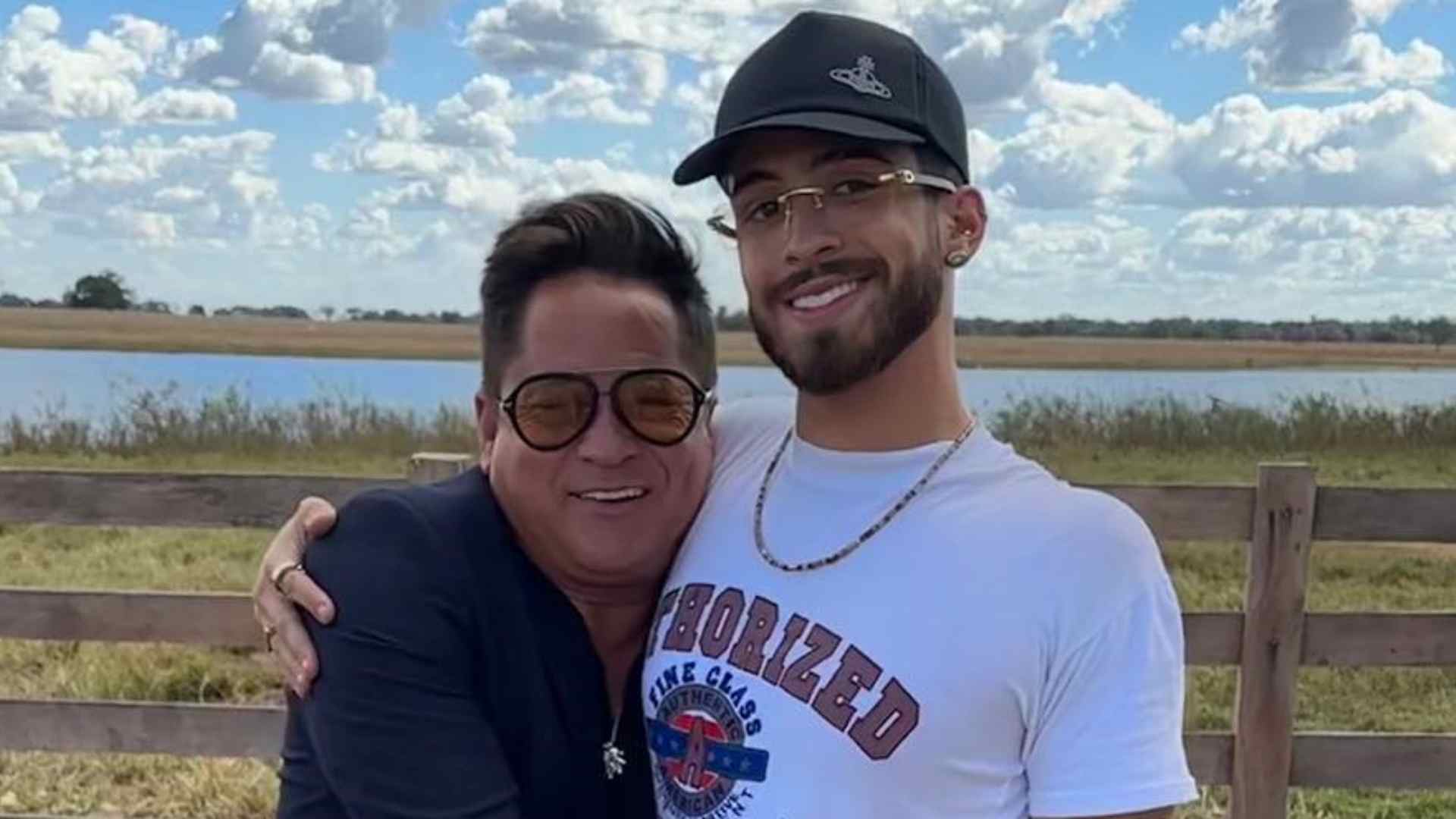 João Guilherme posta fotos com Leonardo e presta homenagem de aniversário