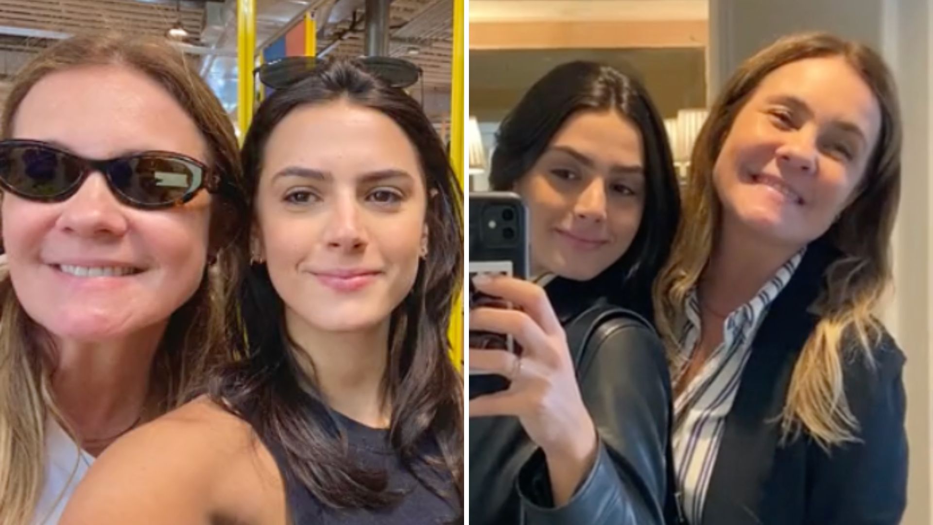 Jovem viraliza ao mostrar viagem com a sogra que é… a Adriana Esteves!