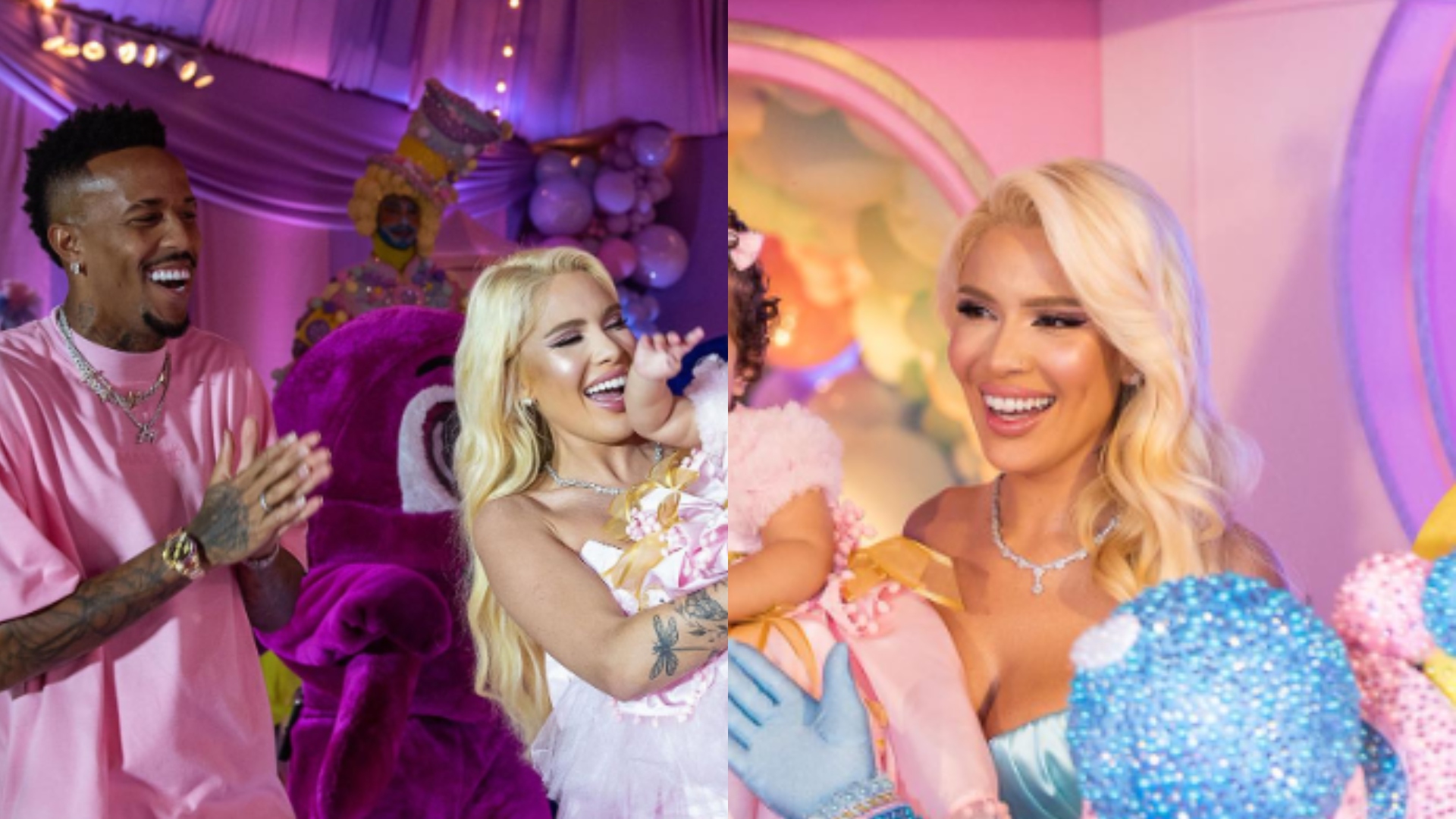 Karoline Lima derrete corações com novas fotos da festa de Cecília: ‘Rainha’