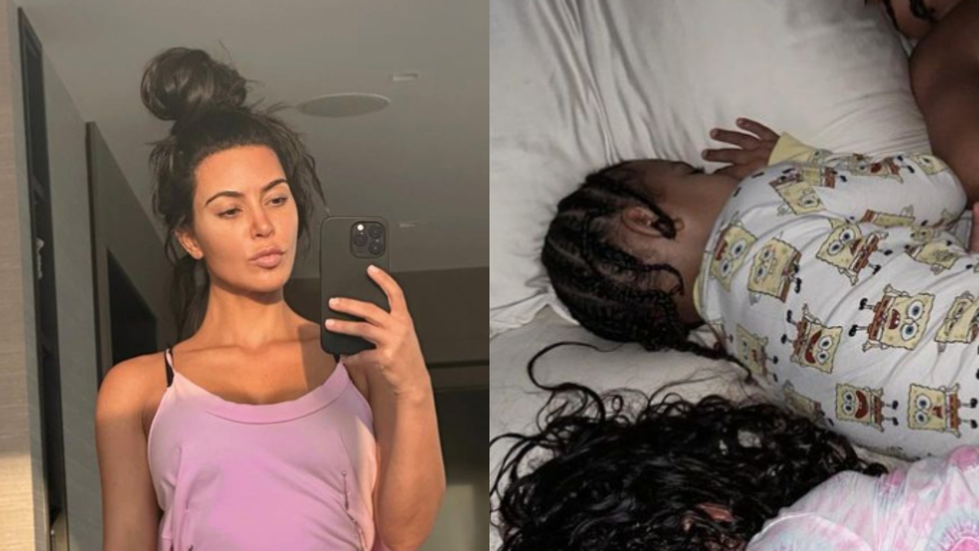 Kim Kardashian faz reflexão profunda ao mostrar filhos dormindo: ‘Anos são curtos’