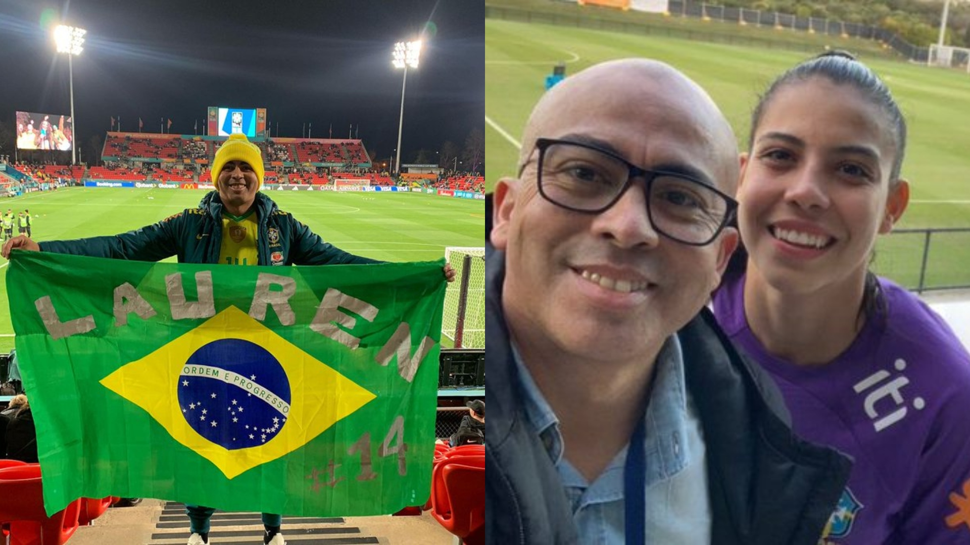 Pai de jogadora do Brasil vende carro e se sacrifica para ver filha jogar