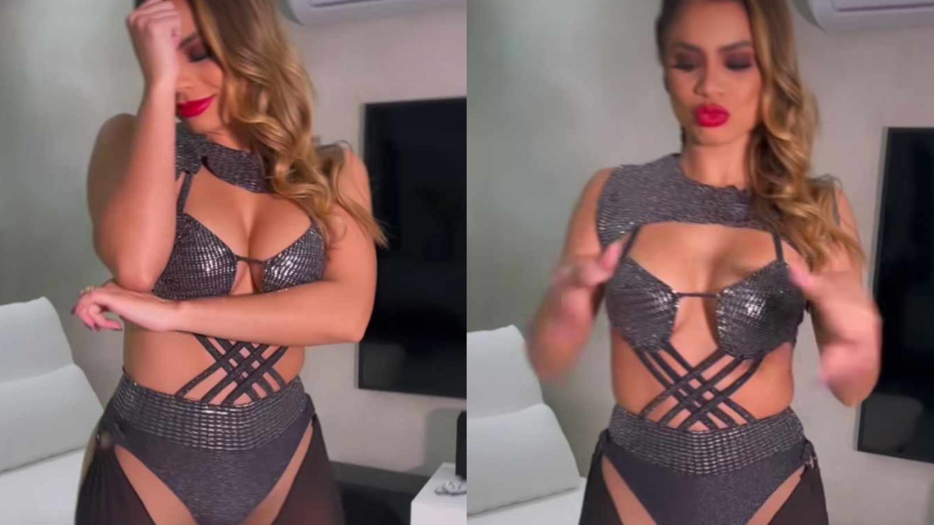 Lexa dança vestindo body com recortes estratégicos e choca: ‘Maravilhosa’
