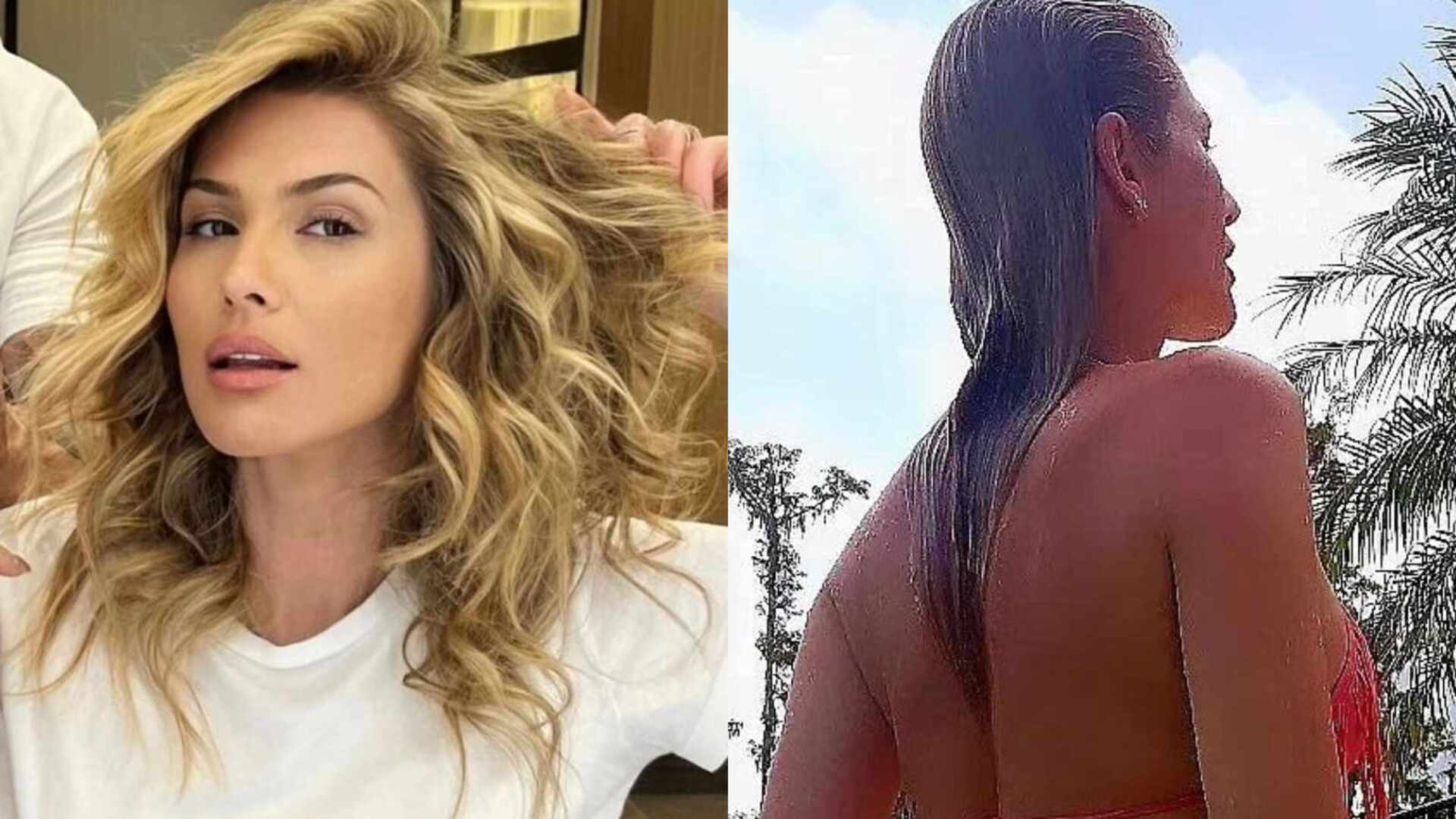 Lívia Andrade impressiona com fotos na piscina: ‘Dias quentes’