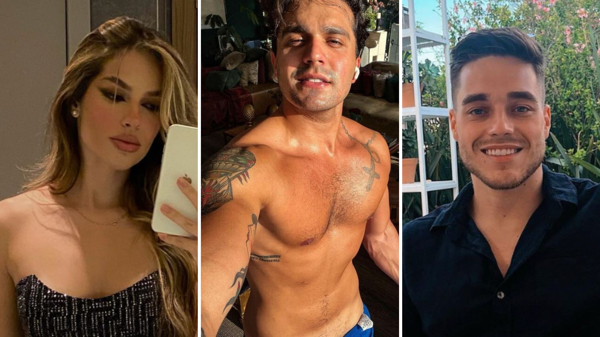 Que situação! Loira termina com namorado por mensagem e aparece com Luan Santana