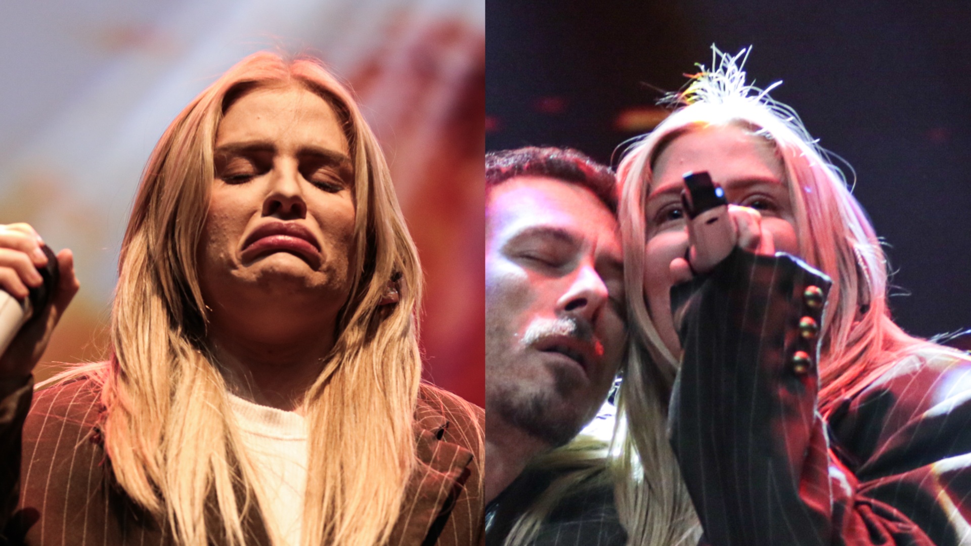 Ao lado do filho de Rita Lee, Luísa Sonza se emociona durante homenagem