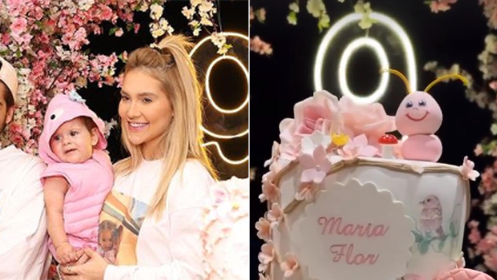 Virginia Fonseca faz festa com decoração de luxo no mêsversario da filha caçula