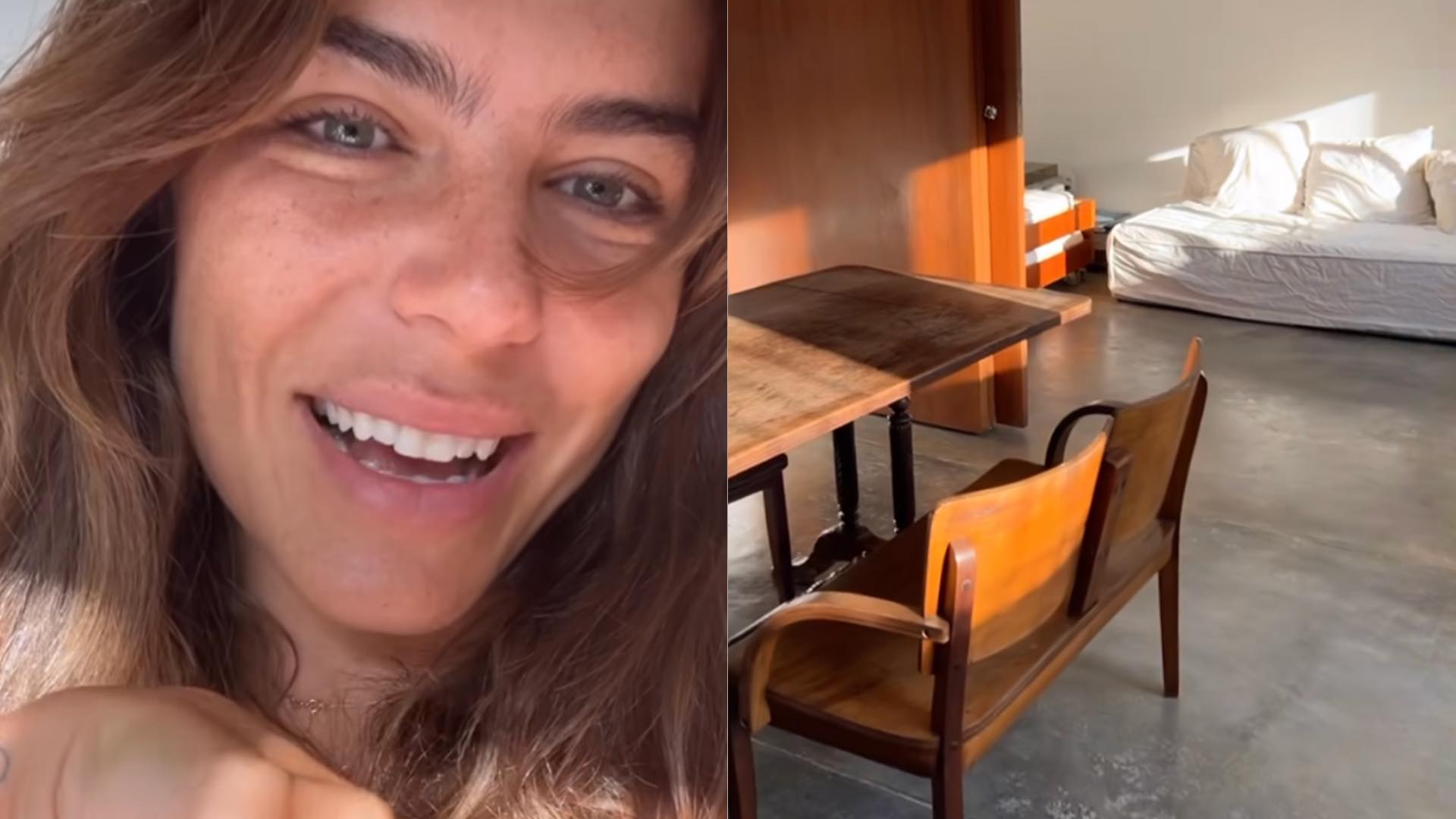 Mariana Goldfarb faz tour pela casa nova após divórcio com Cauã Reymond