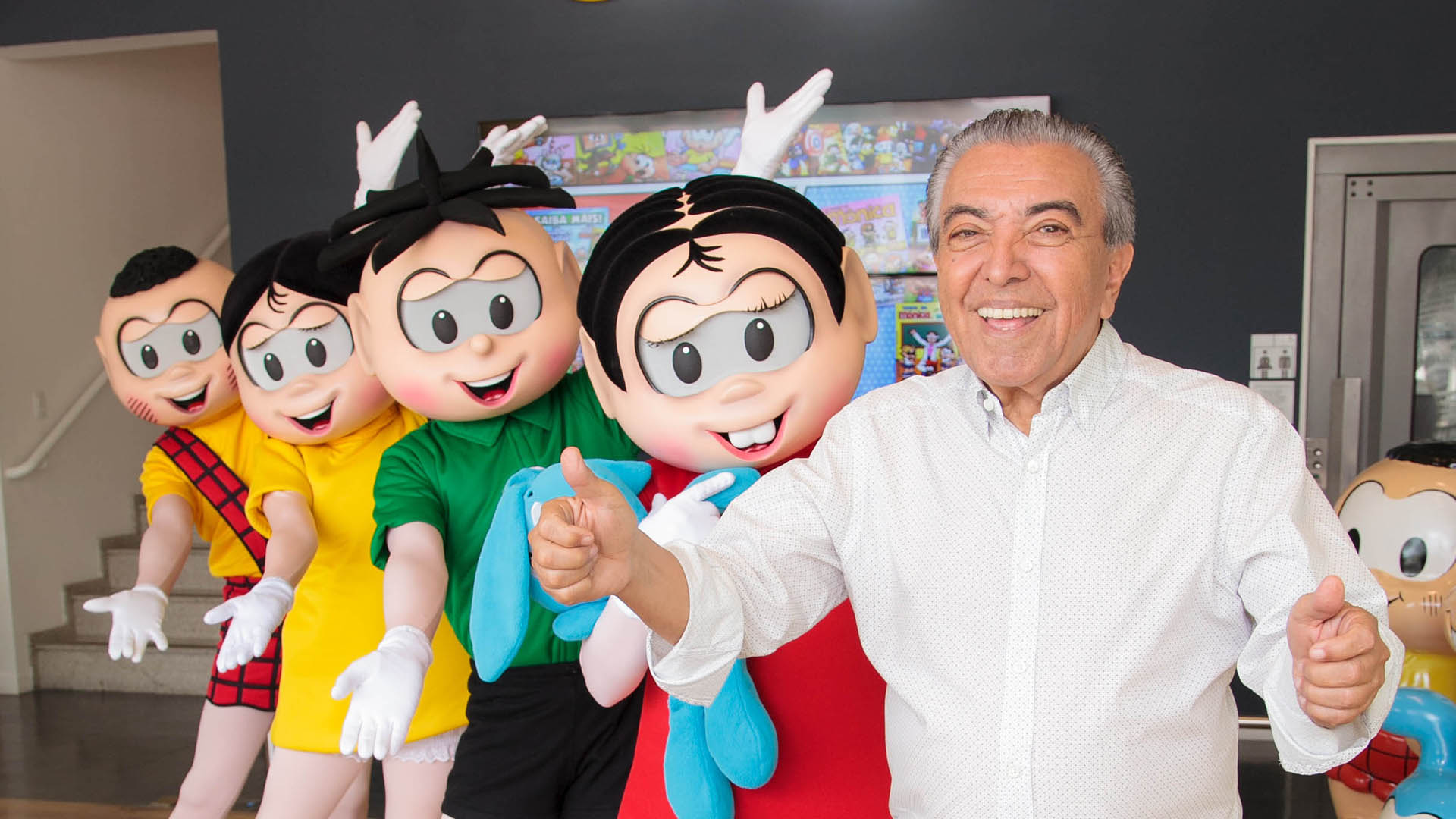 A trajetória de Mauricio de Sousa é premiada no Japão
