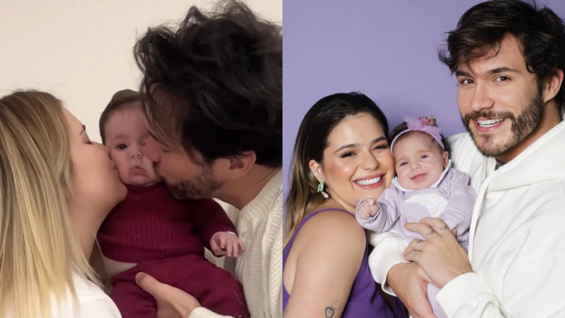 Viih Tube e Eliezer celebram três meses de filha, Lua di Felice