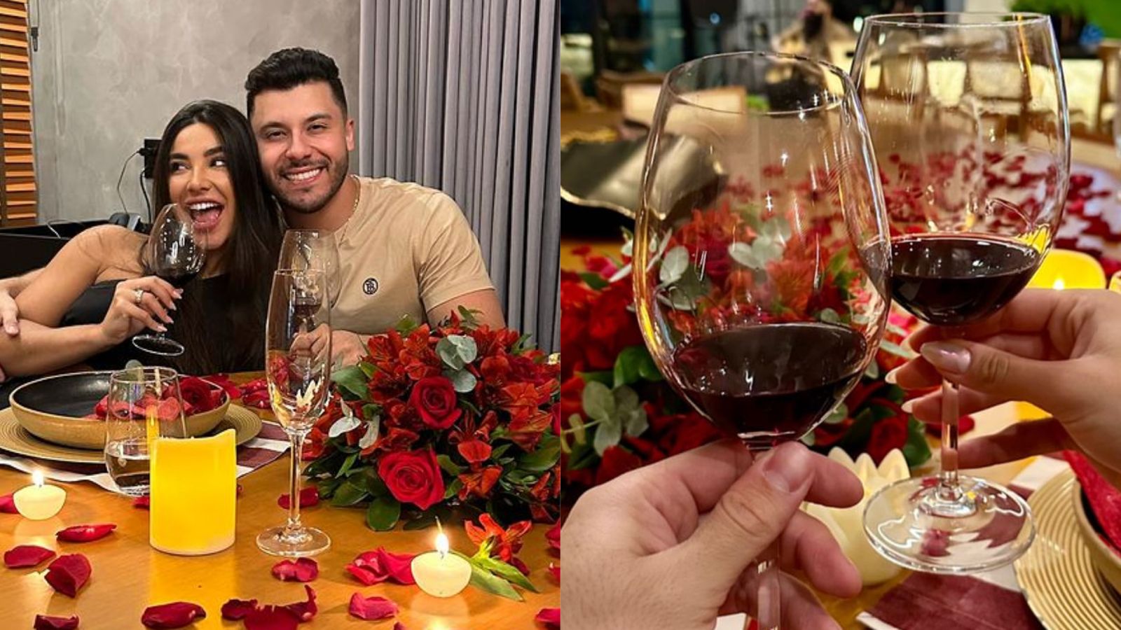 Murilo Huff e Gabriela Versiani comemoram um mês de namoro: “Parecem 10 anos”