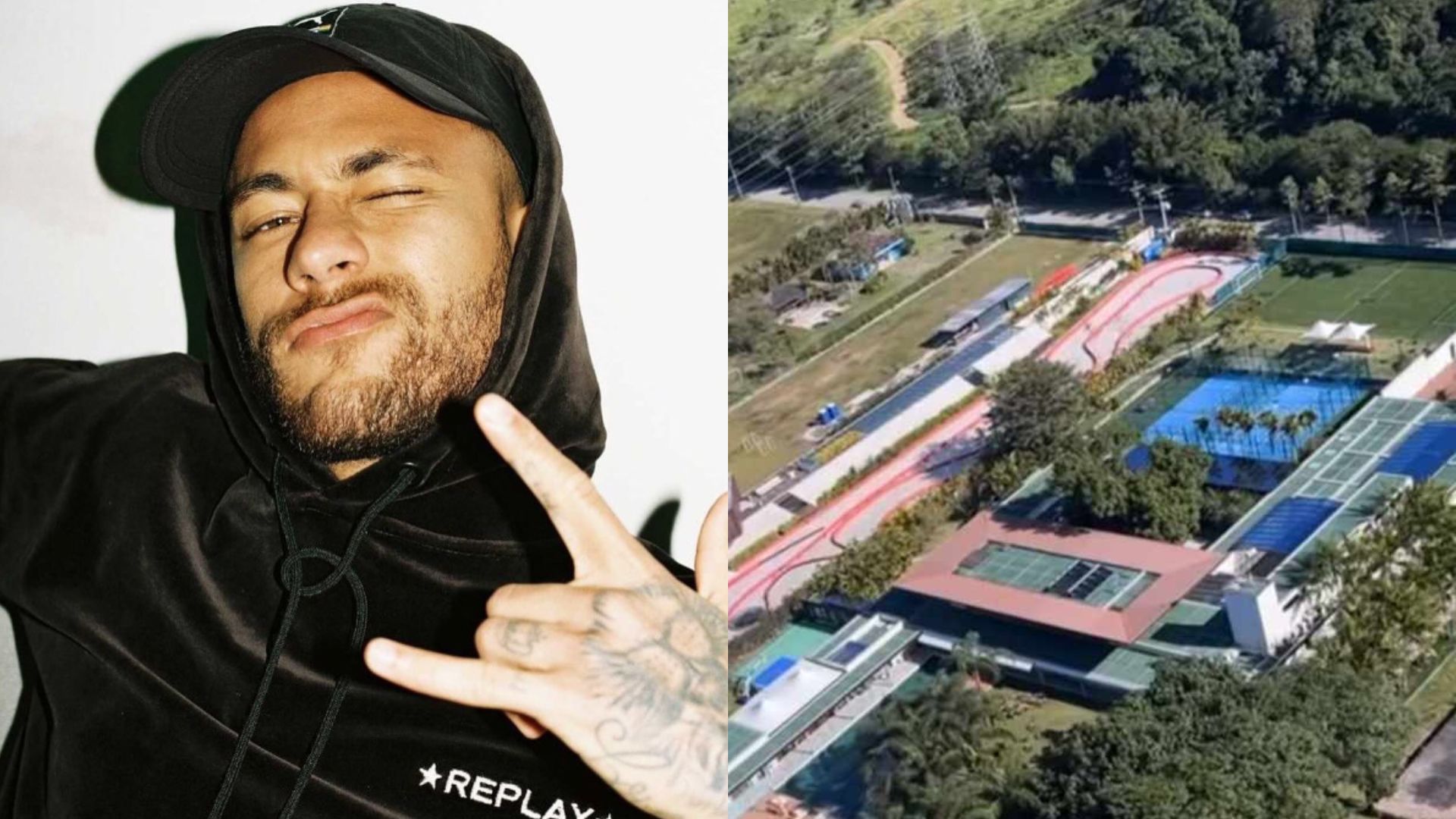 Neymar mostra visão aérea de mansão no Rio de Janeiro: “DisNEYlandia”