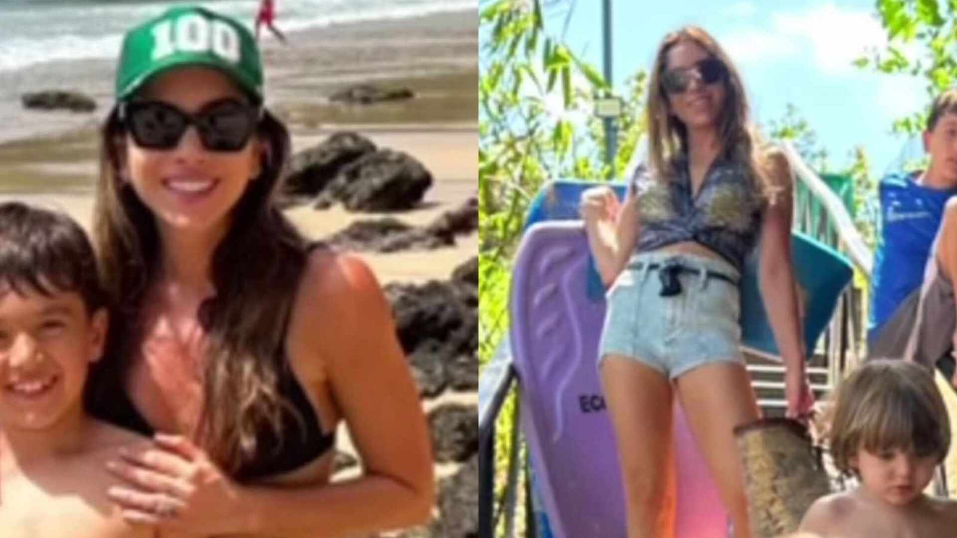 Eles cresceram! Patricia Abravanel mostra viagem com os três filhos