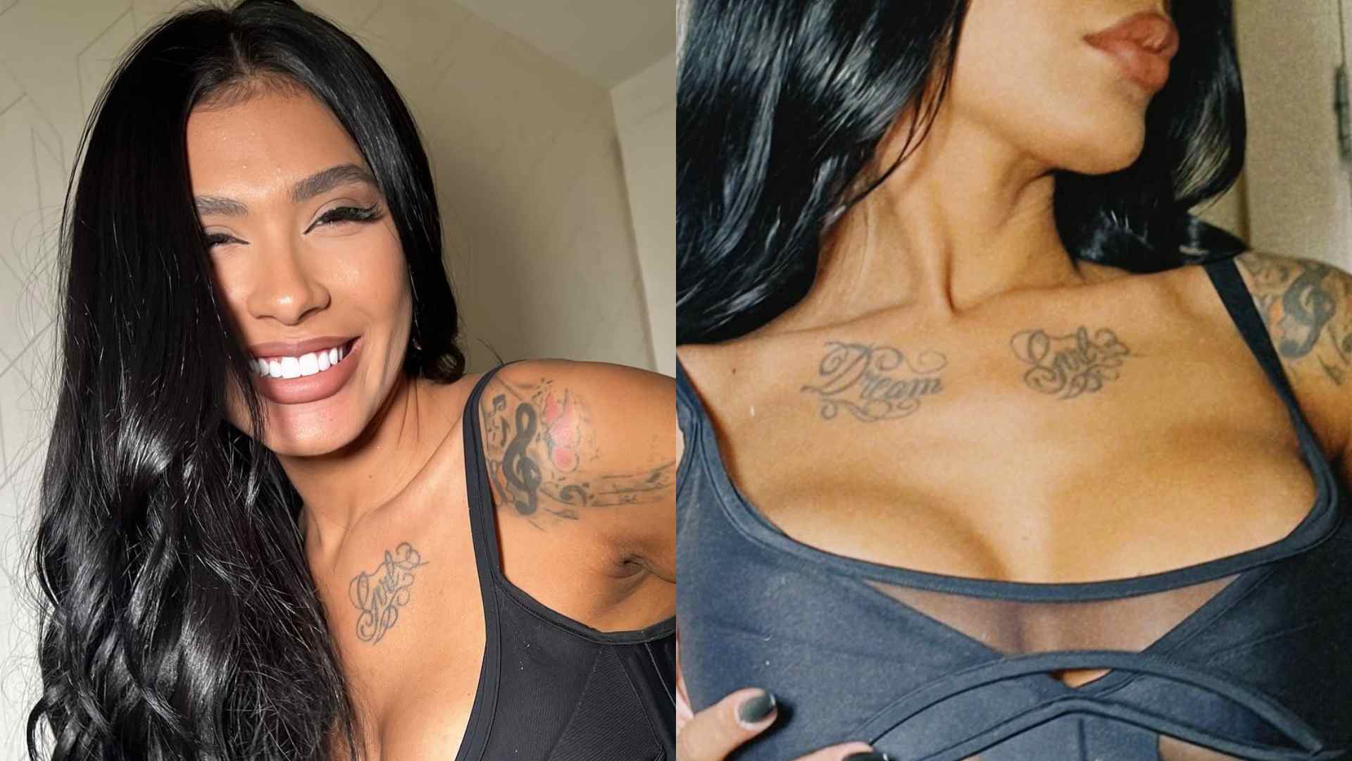Com vestido curto e justo, Pocah chama atenção ao exibir curvas perfeitas: “Deusa”