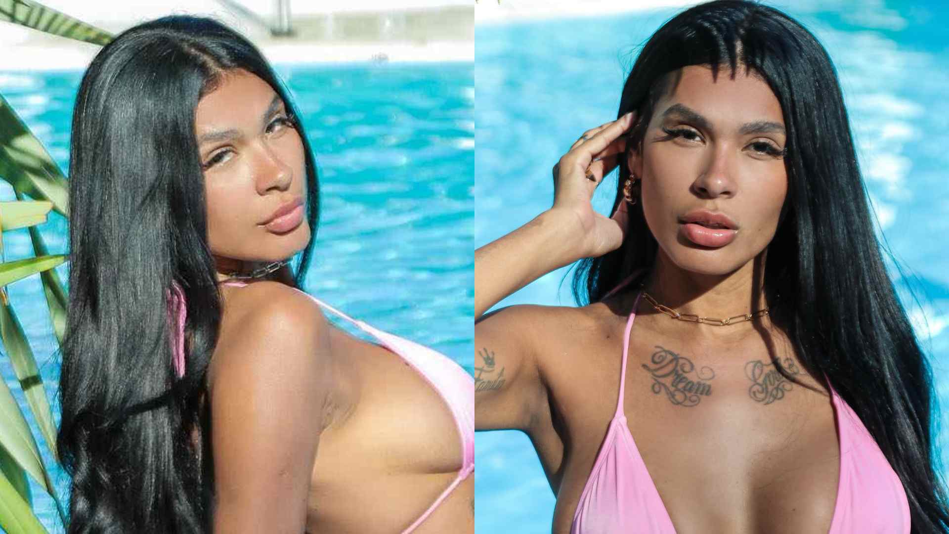 Pocah chama atenção com cliques à beira da piscina: “Linda demais”