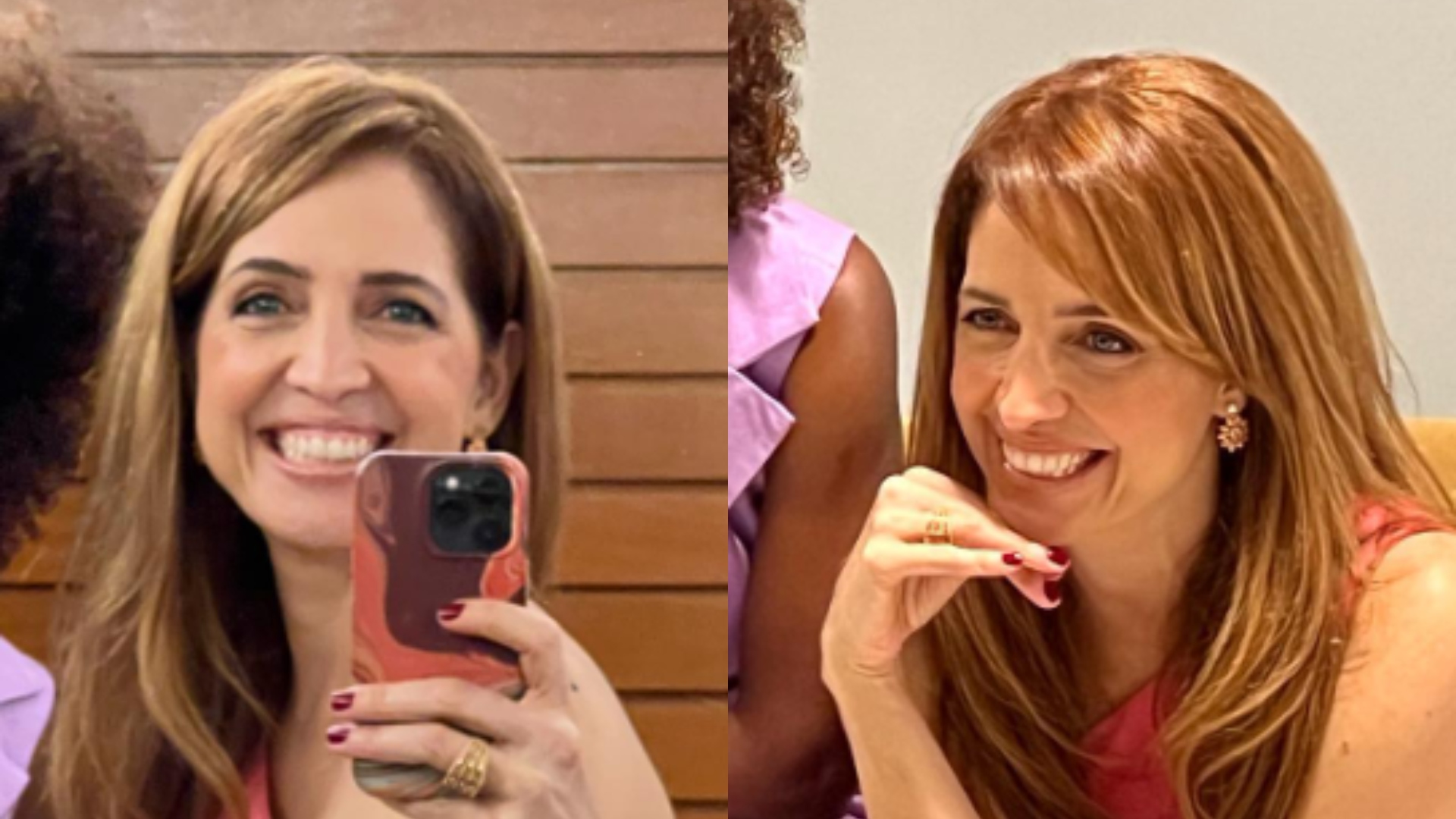 Poliana Abritta encanta ao mostrar reencontro com Maju Coutinho: ‘Ela voltou’