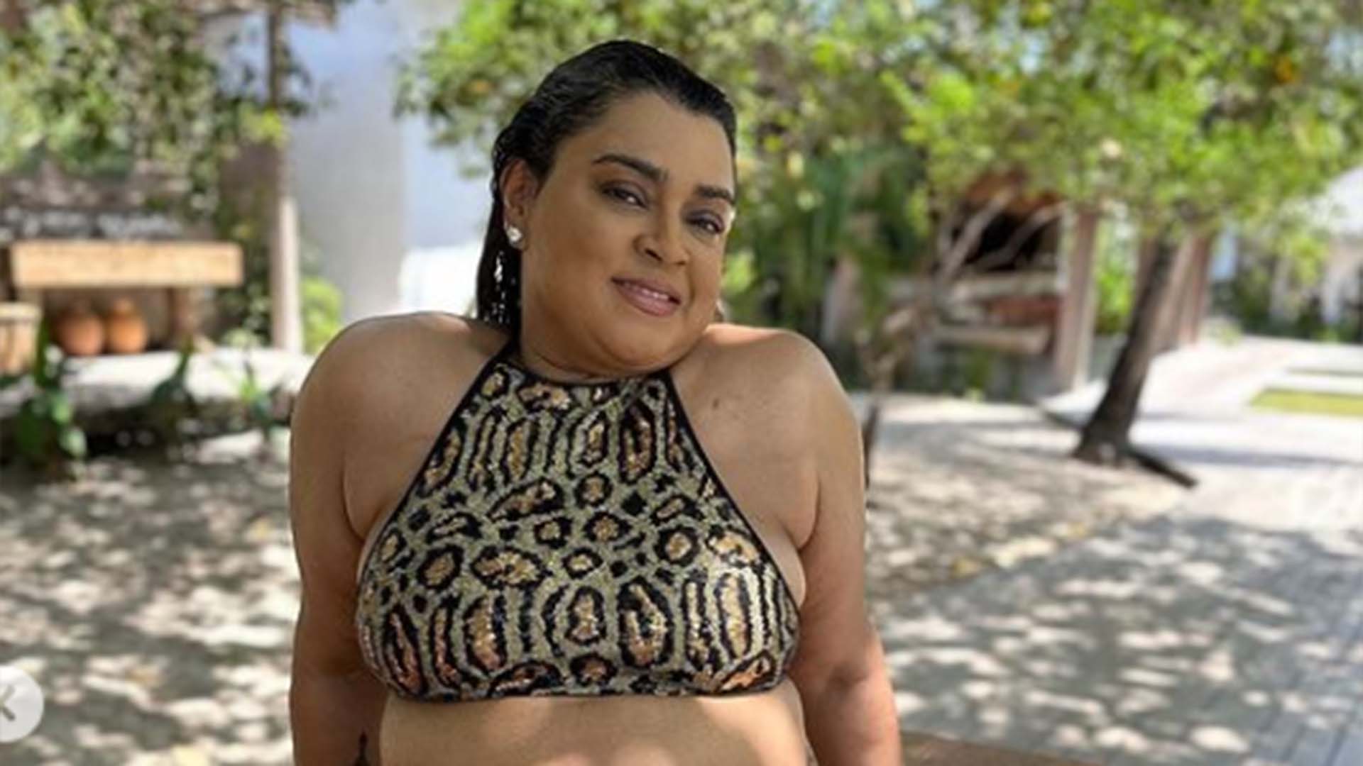 Preta Gil arrasa em novas fotos na piscina e recebe elogios: ‘Uma deusa’
