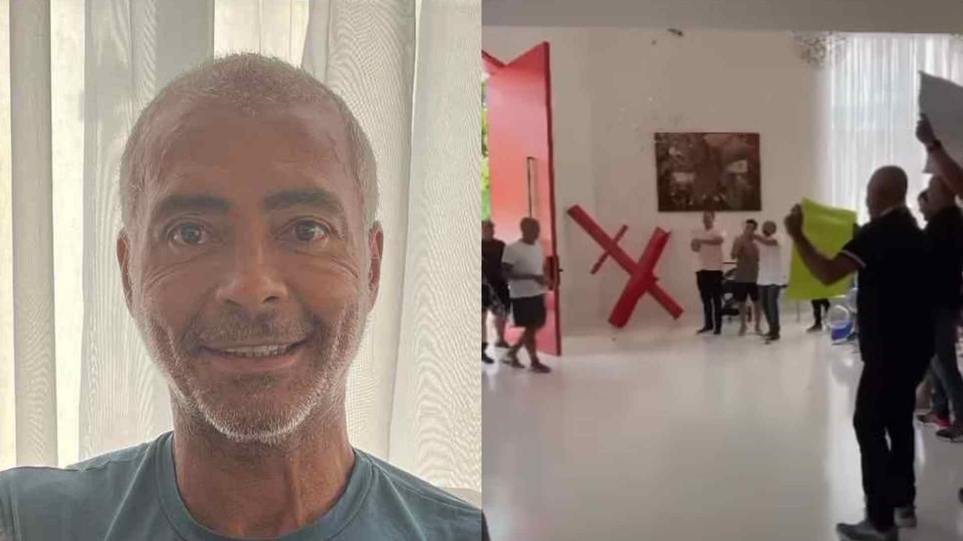 Romário reencontra a família após alta hospitalar: “Cercado de muito amor”