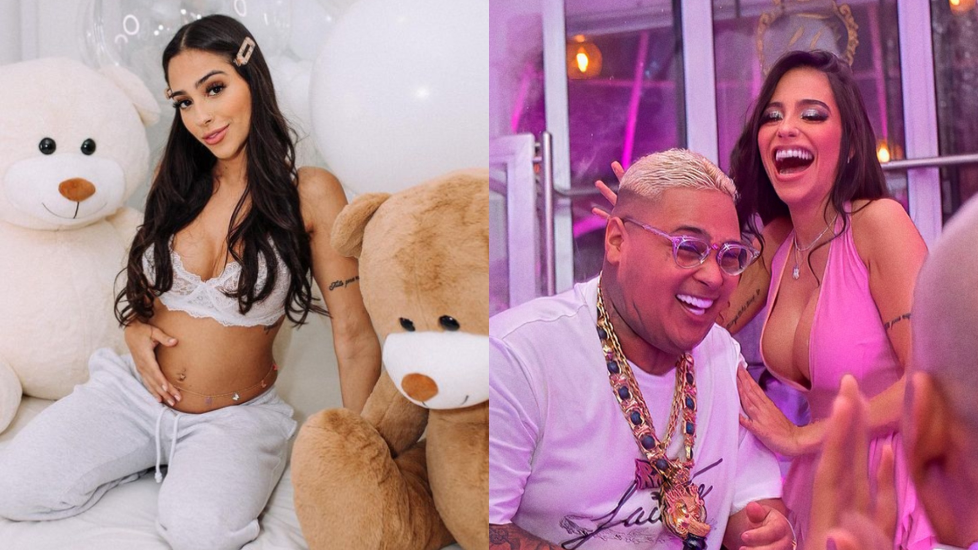 Grávida, Giovanna Roque anuncia término com MC Ryan SP após chá revelação