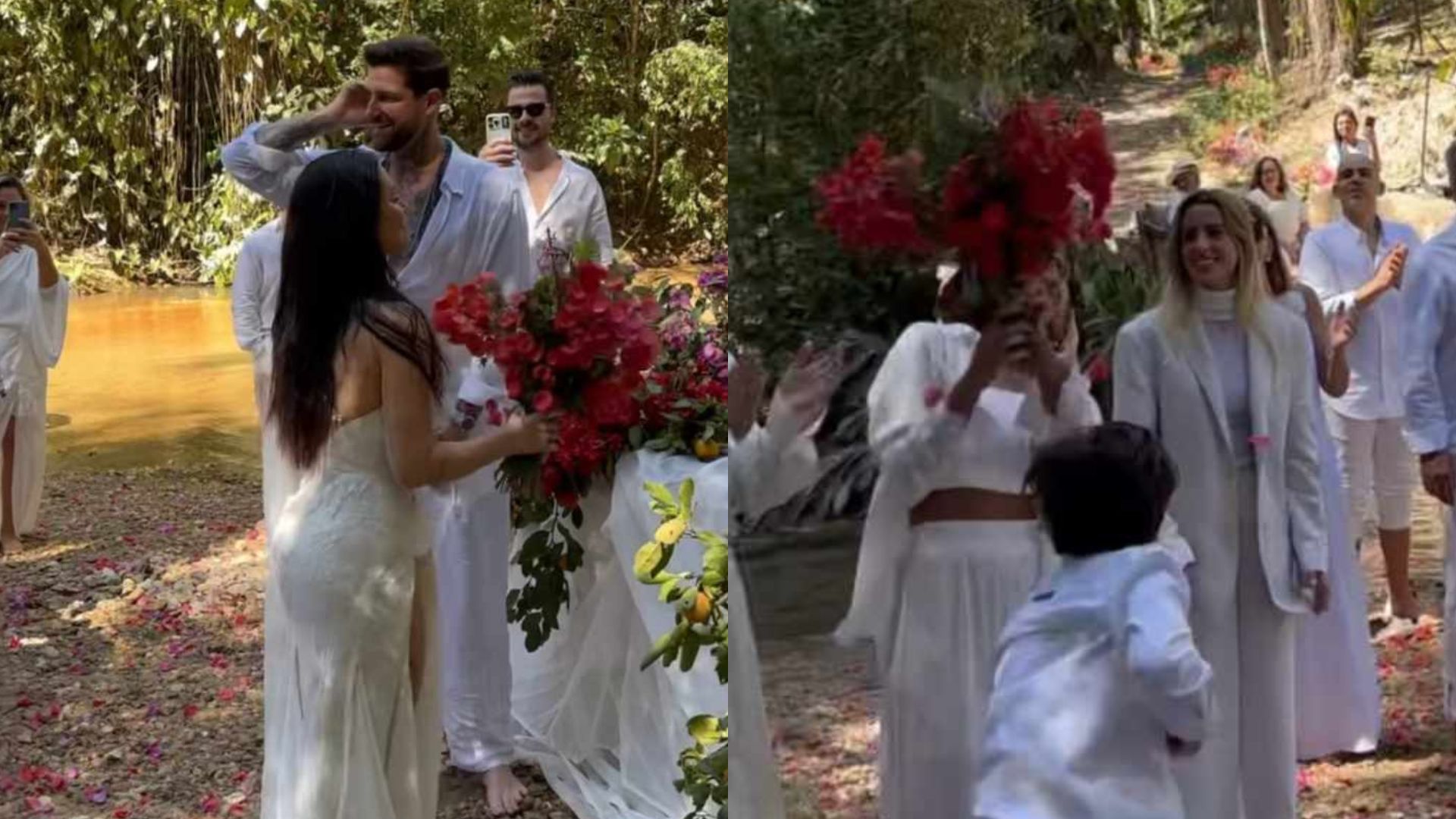 Saiba quem pegou o buquê de casamento de Cleo