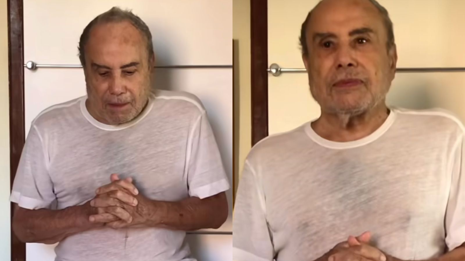 Stênio Garcia desabafa sobre medo após internação: ‘Não voltar a andar’