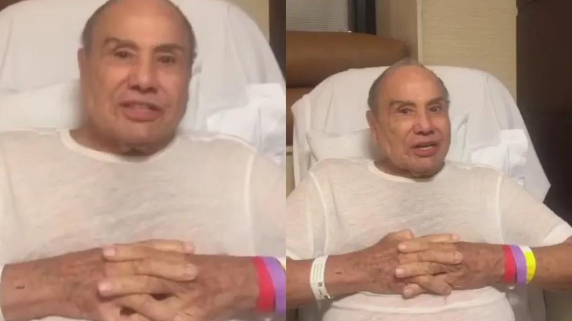 Stênio Garcia surge revoltado em vídeo gravado no hospital: “Pessoas chorando”