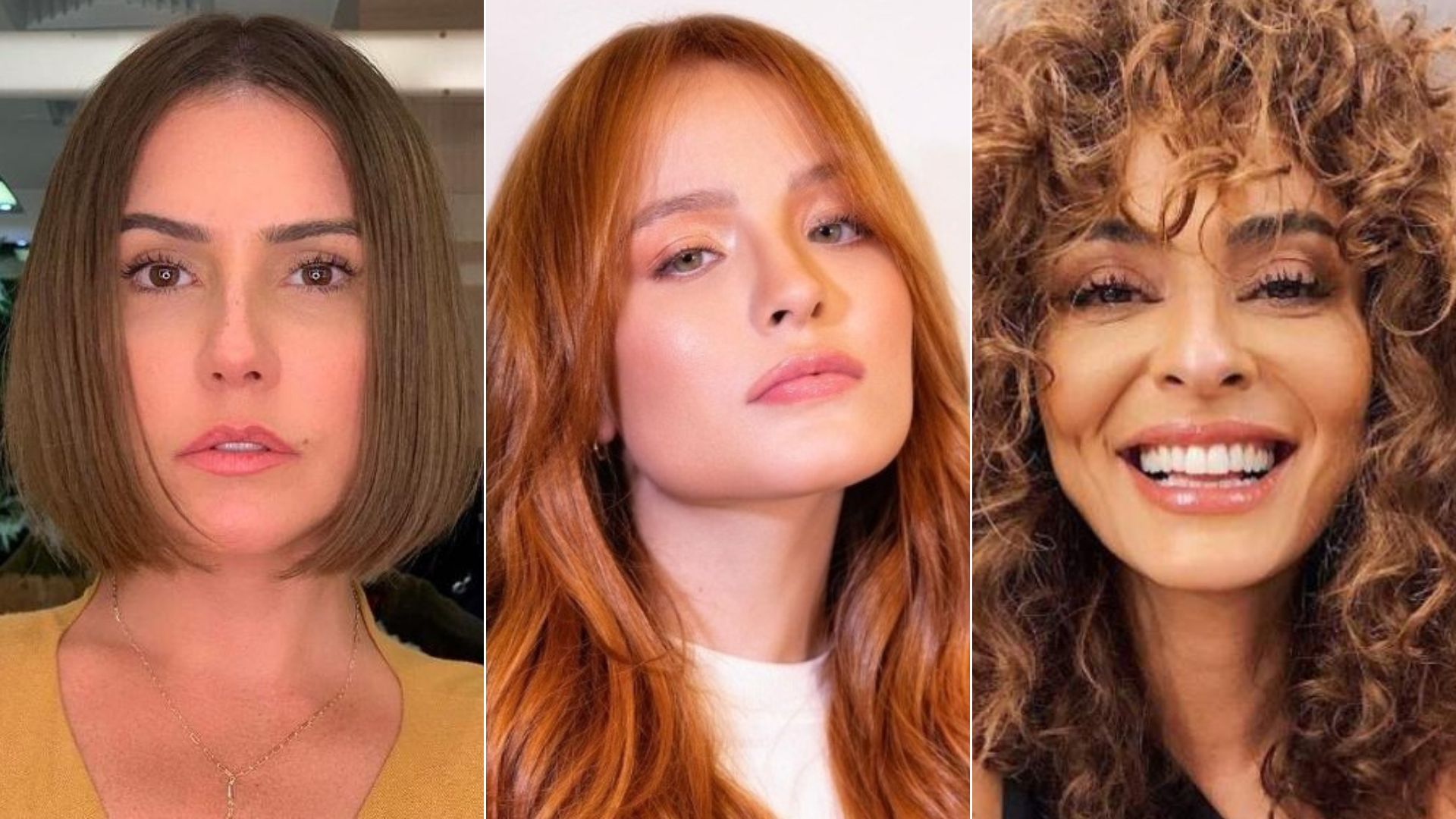 Larissa Manoela, Deborah Secco e outras famosas já aderiram a cortes de cabelo tendência no inverno